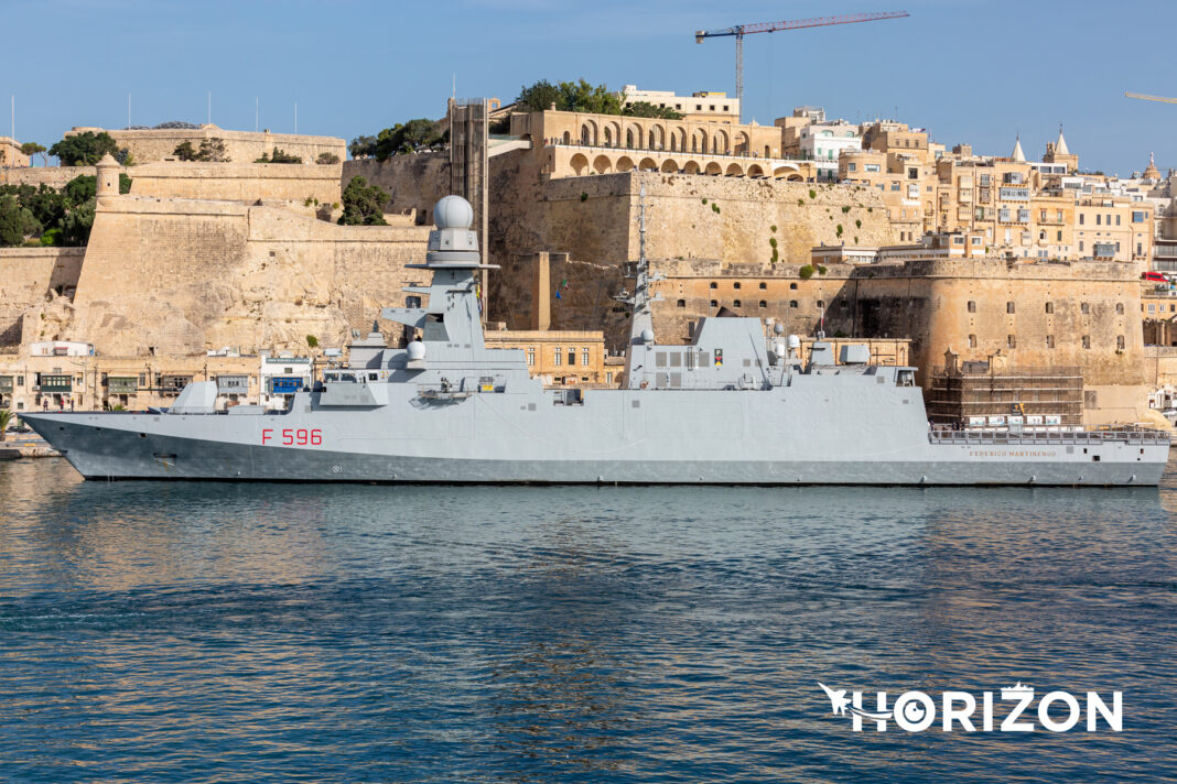 Visit on the Italian Navy Carlo Bergamini-class frigate Nave Federico ...