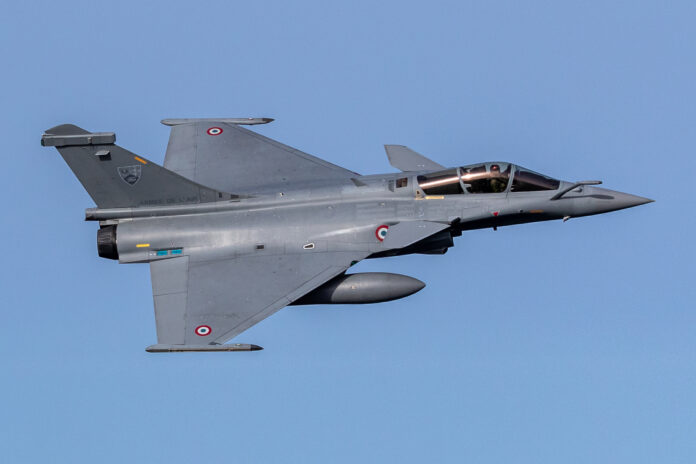 The Rafale through its paces. Photo: Paul Spiteri Lucas