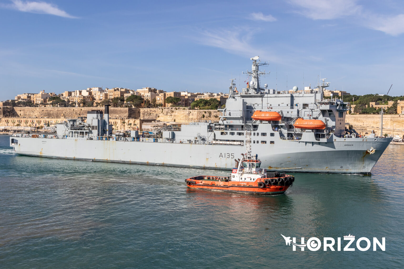 Visit on the Royal Fleet Auxiliary Casualty Ship RFA Argus — Horizon