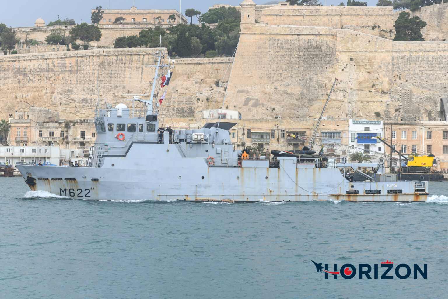 French Navy FS Pluton (M622) — Horizon