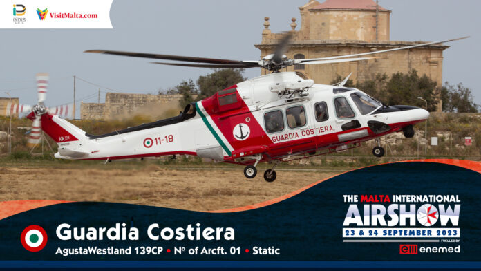 Guardia Costiera AW139 back in static display