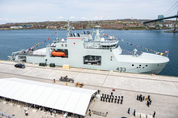 HMCS William Hall Commissioned into Service in Halifax