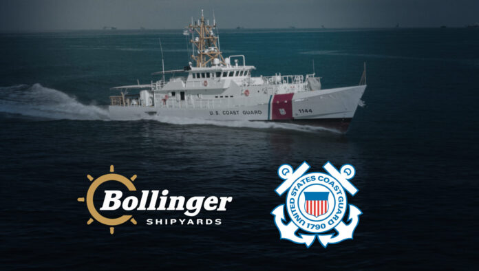 U.S. Coast Guard awards Bollinger two Fast Response Cutters