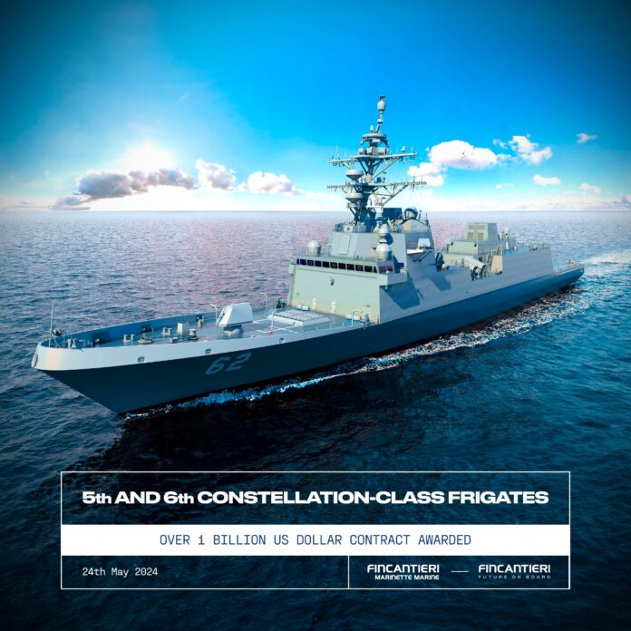 Contract for two more Constellation-class frigates went to Fincantieri