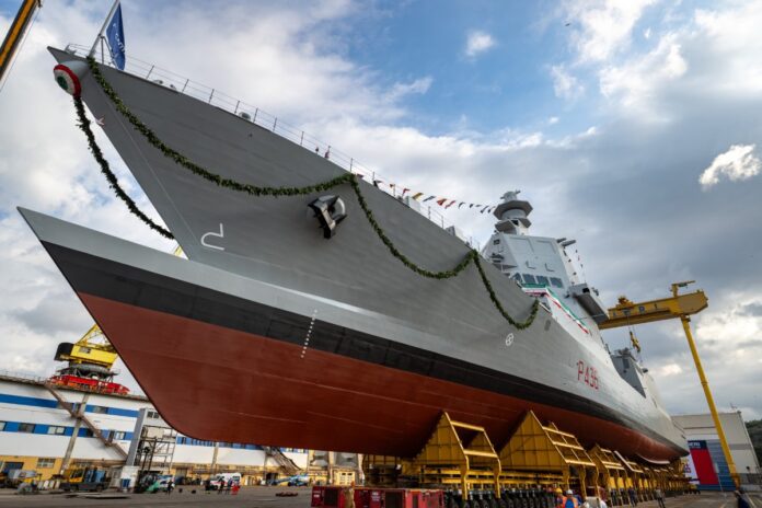 The seventh PPA “Domenico Millelire” launched by Fincantieri