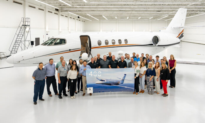 Textron Aviation | 400th Latitude Delivery. Photo: Business Wire