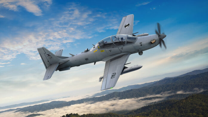 Embraer disclosed the sale of an A-29 Super Tucano aircraft to the Uruguayan Air Force. Photo: Embraer