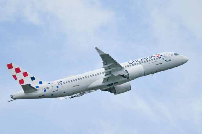 ALC delivers first of six Airbus A220 to Croatia Airlines