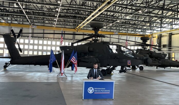 The Government of Poland has signed a Foreign Military Sales Letter of Offer and Acceptance for 96 Boeing AH-64E Apache combat helicopters, as part of the Polish KRUK Attack Helicopter program. (Photo: Ministry of Defense of the Republic of Poland)