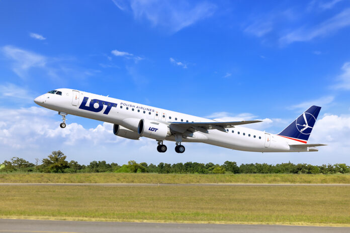 LOT Polish Airlines receive first E195-E2