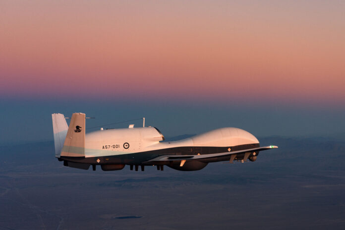 RAAF welcomes first Northrop Grumman MQ-4C Triton