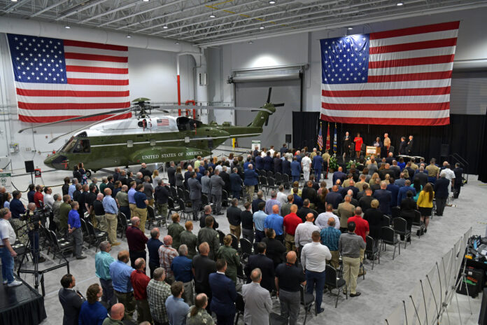 Sikorsky, a Lockheed Martin company, celebrated delivery of the 23rd and final VH-92A® Patriot® presidential helicopter to the U.S. Marine Corps in a recent ceremony. Photo: Lockheed Martin.