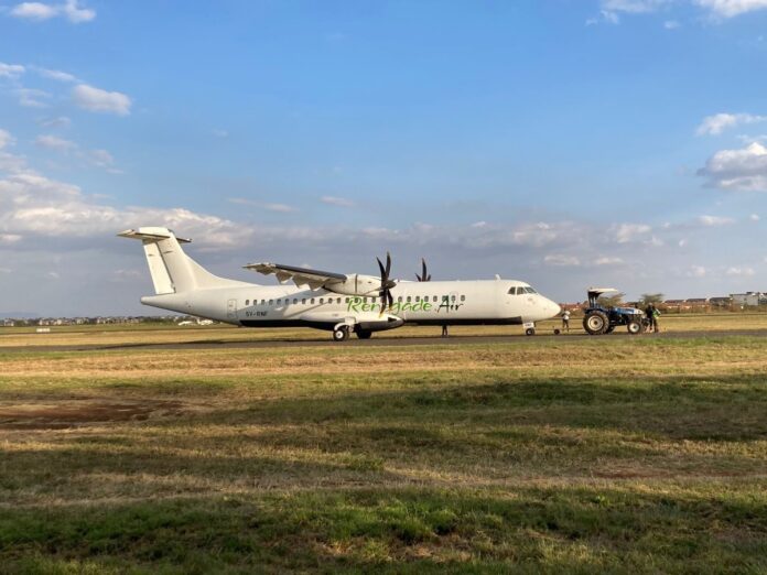 Renegade Air introduces first ATR -500 in Kenya, leased from Abelo