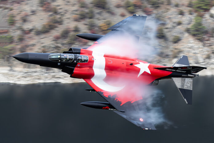 Turkish Air Force F-4E Phantom II, 77-0303 special anniversary color scheme. Photo: Roberto Cassar