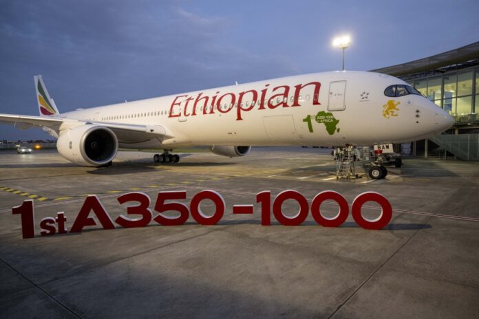 Ethiopian Airlines takes delivery of Africa’s first Airbus A350-1000