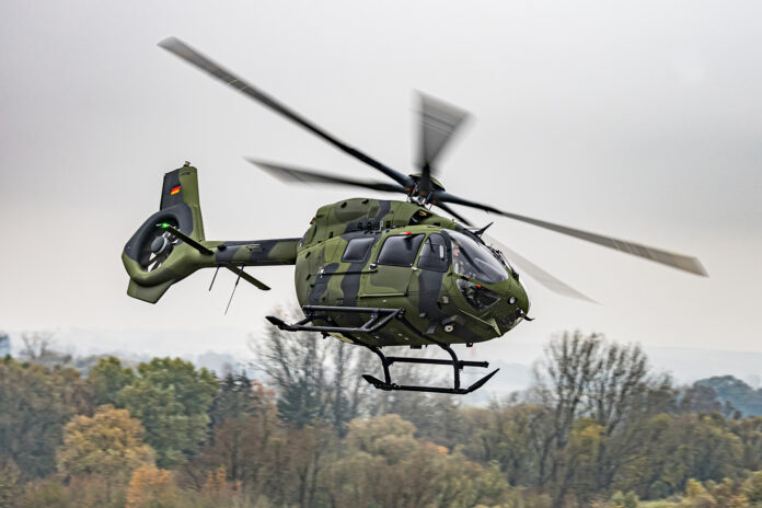 Airbus delivers first of up to 82 H145M helicopters to the German Armed Forces. Photo: Airbus